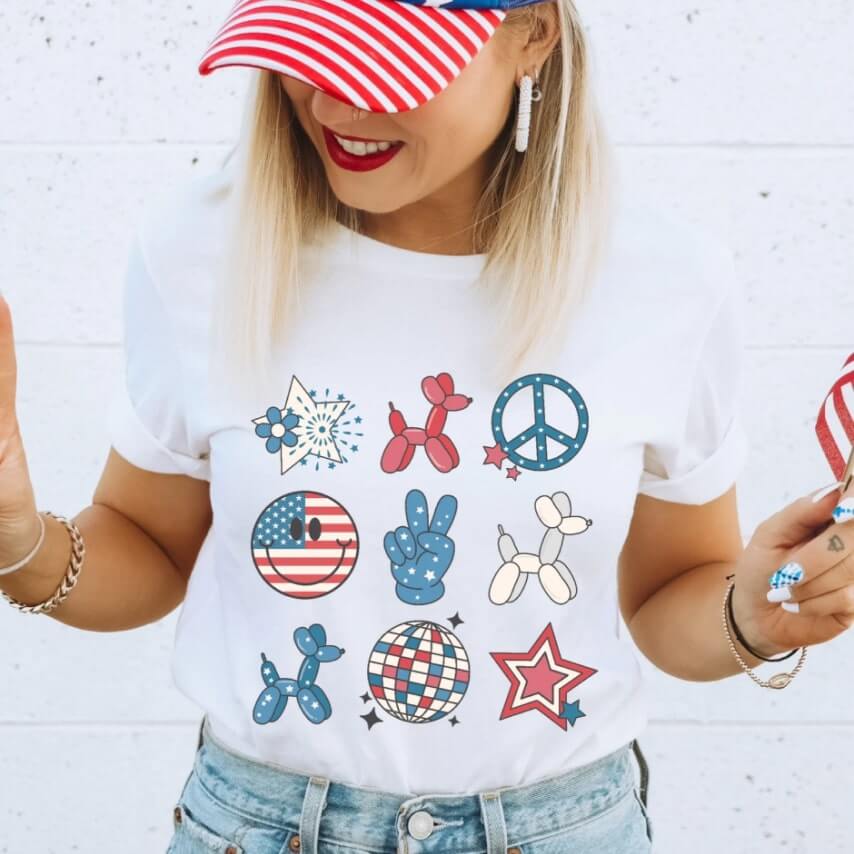 shop fourth of july t-shirts