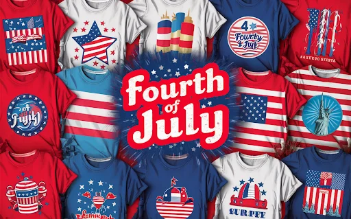 shop fourth of july t-shirts